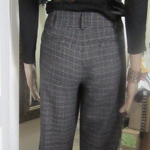 Black/ Grey plaid dress pants size 10 Ricki's